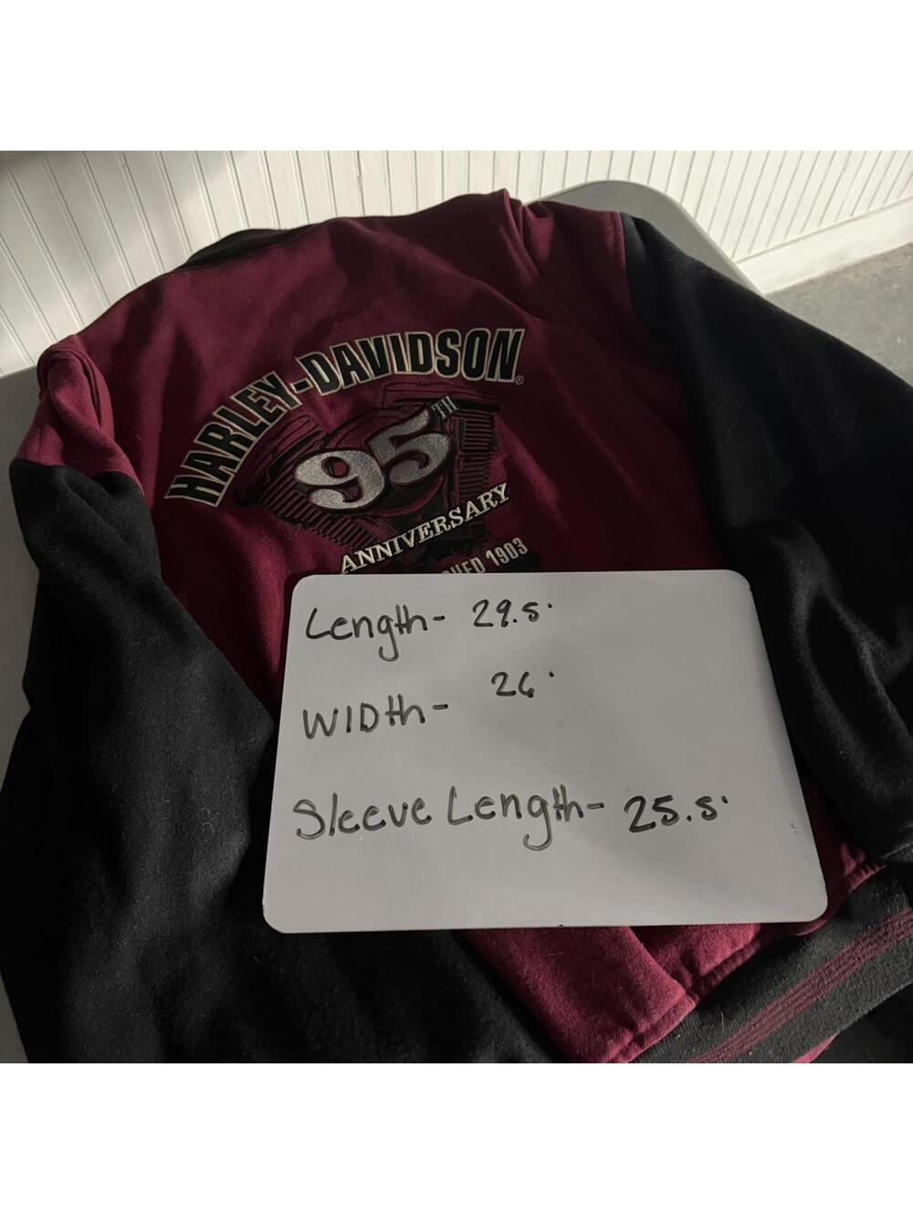 Vintage 90’s Harley Davidson Varsity Jacket - Picture 5 of 5